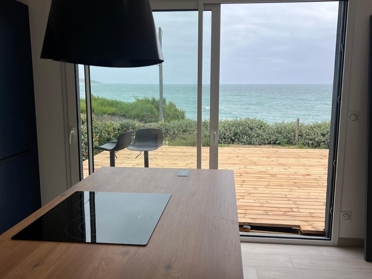 Villa Le Bruit Des Vagues Les Pieux Esterno foto
